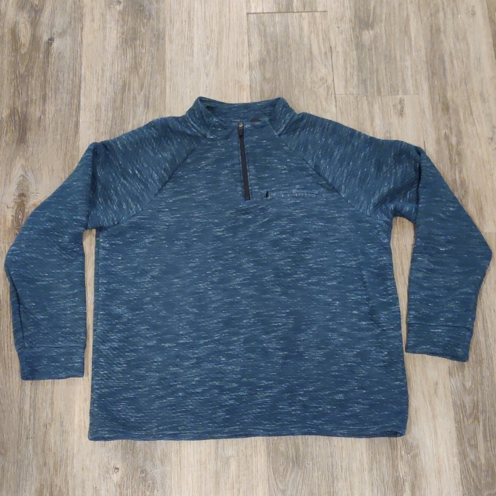Marc Anthony Men's Green Zip-Up Sweater Size XXL